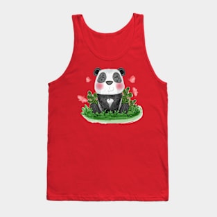 Baby Panda Cute Tank Top